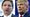 This combination of photos shows Florida Gov. Ron DeSantis, left, speaking April 21, 2023, in Oxon Hill, Md., and former President Donald Trump speaking on March 4, 2023, at National Harbor in Oxon Hill, Md. (AP)